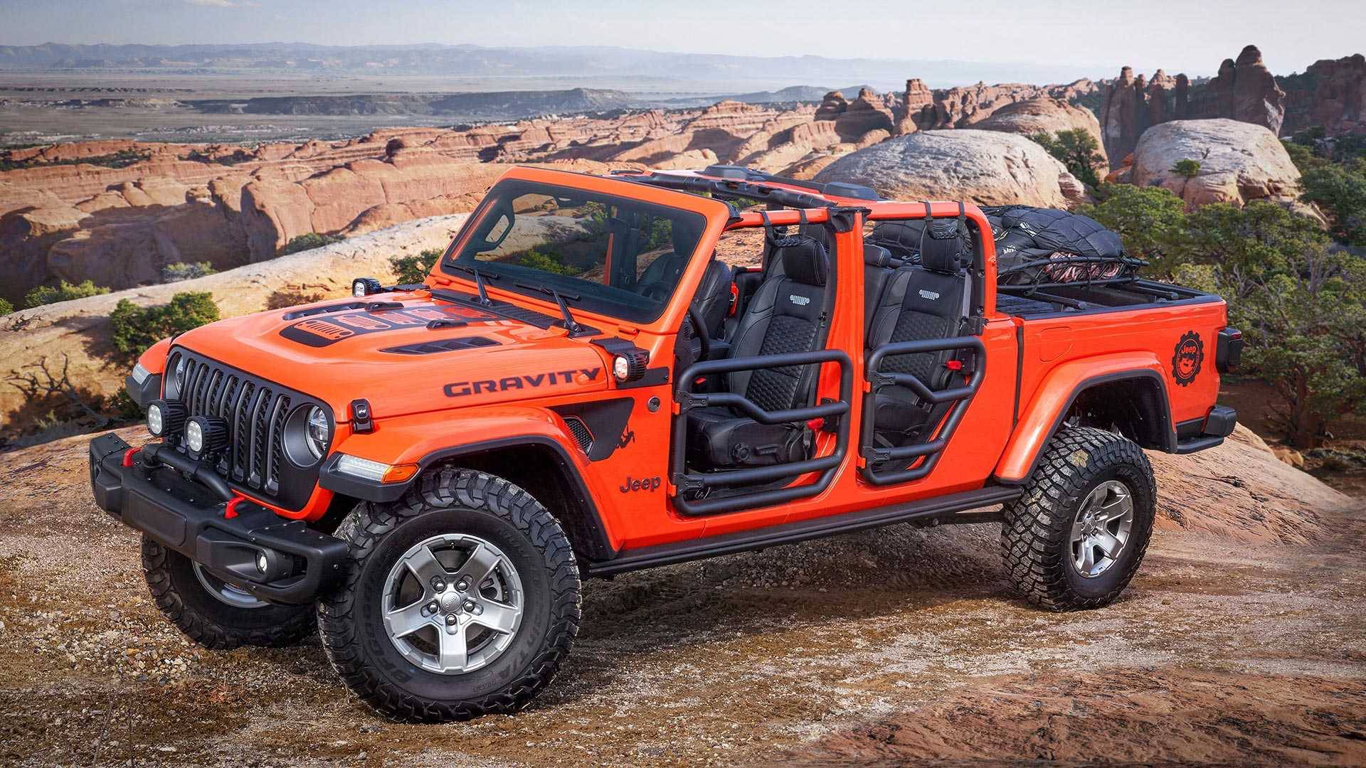 Jeep Gladiator Gravity Concept 3 Jeep Gladiator Gets Six Moab Easter Safari Concepts
