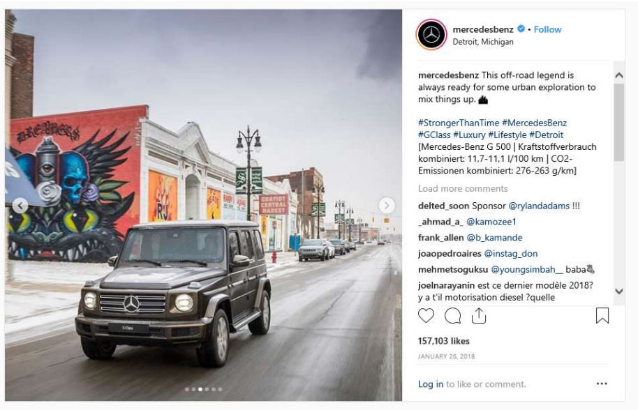 Mercedes Instagram Legal Battle-2 Mercedes Suing Artists Over Alleged “Shakedown Effort” Following Instagram Post