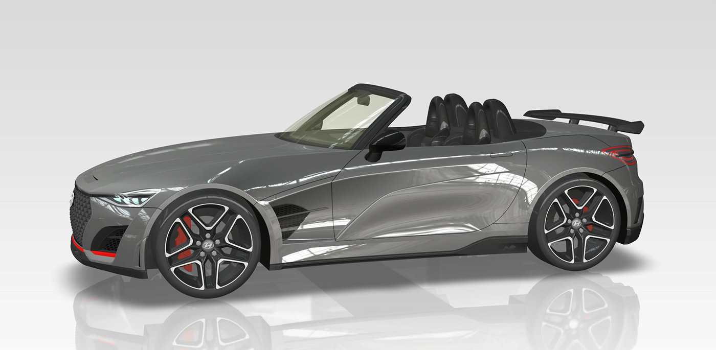 hyundai n roadster render 32 Hyundai Thinks The N Roadster Is A Joke, Doesn’t See Us Laughing