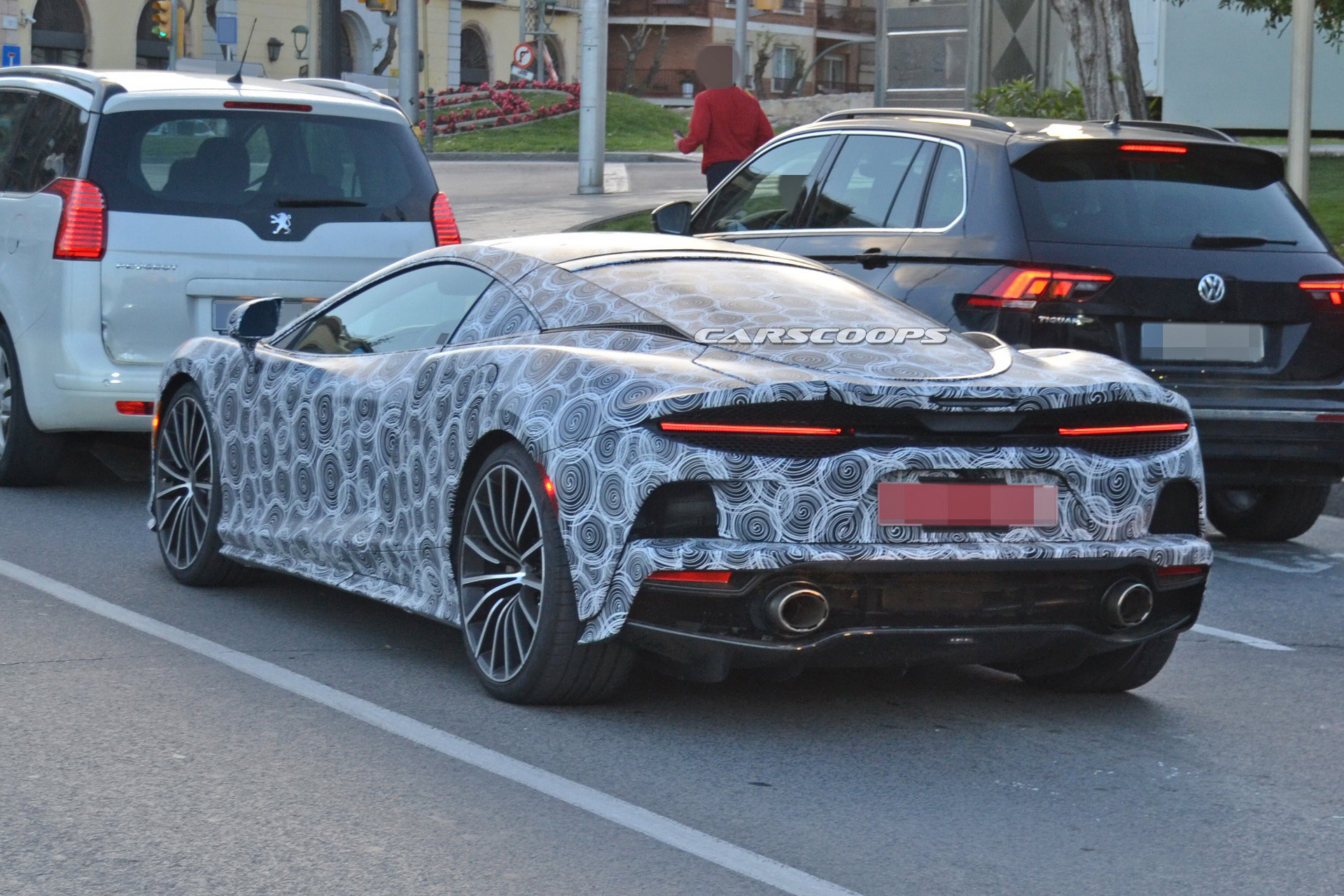 2020 mclaren grand tourer spied tight camo 12 2020 McLaren Grand Tourer Caught Wearing Even Tighter Camo