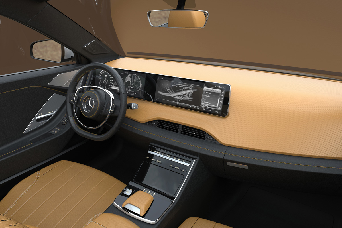 Mercedes-Benz Icon E Concept by David Obendorfer 34 Mercedes-Benz Icon E Study Re-imagines Classic W115 As 21st-Century E-Class EV