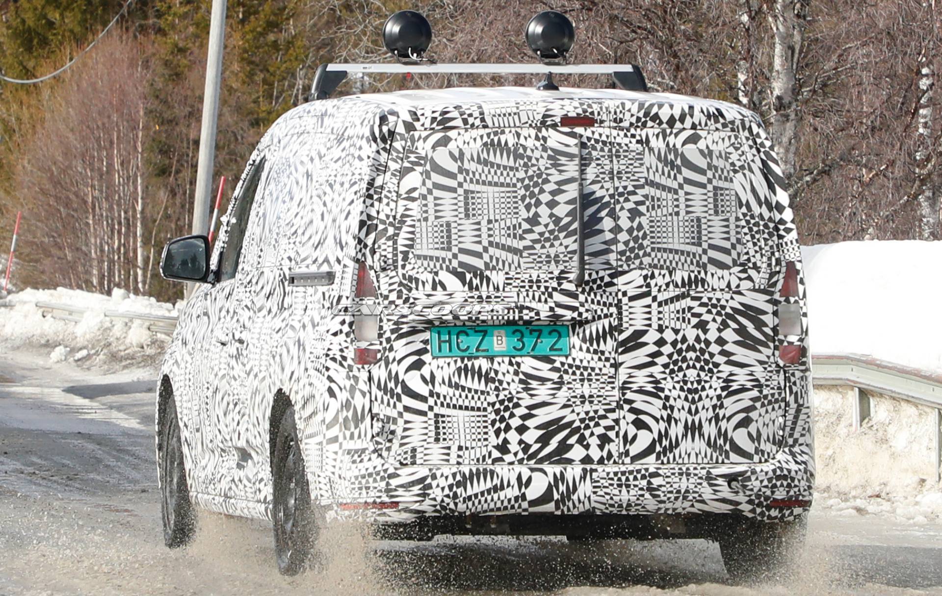 2021 VW Caddy spy shots 16 All-New 2021 VW Caddy Compact Van Spotted For The First Time
