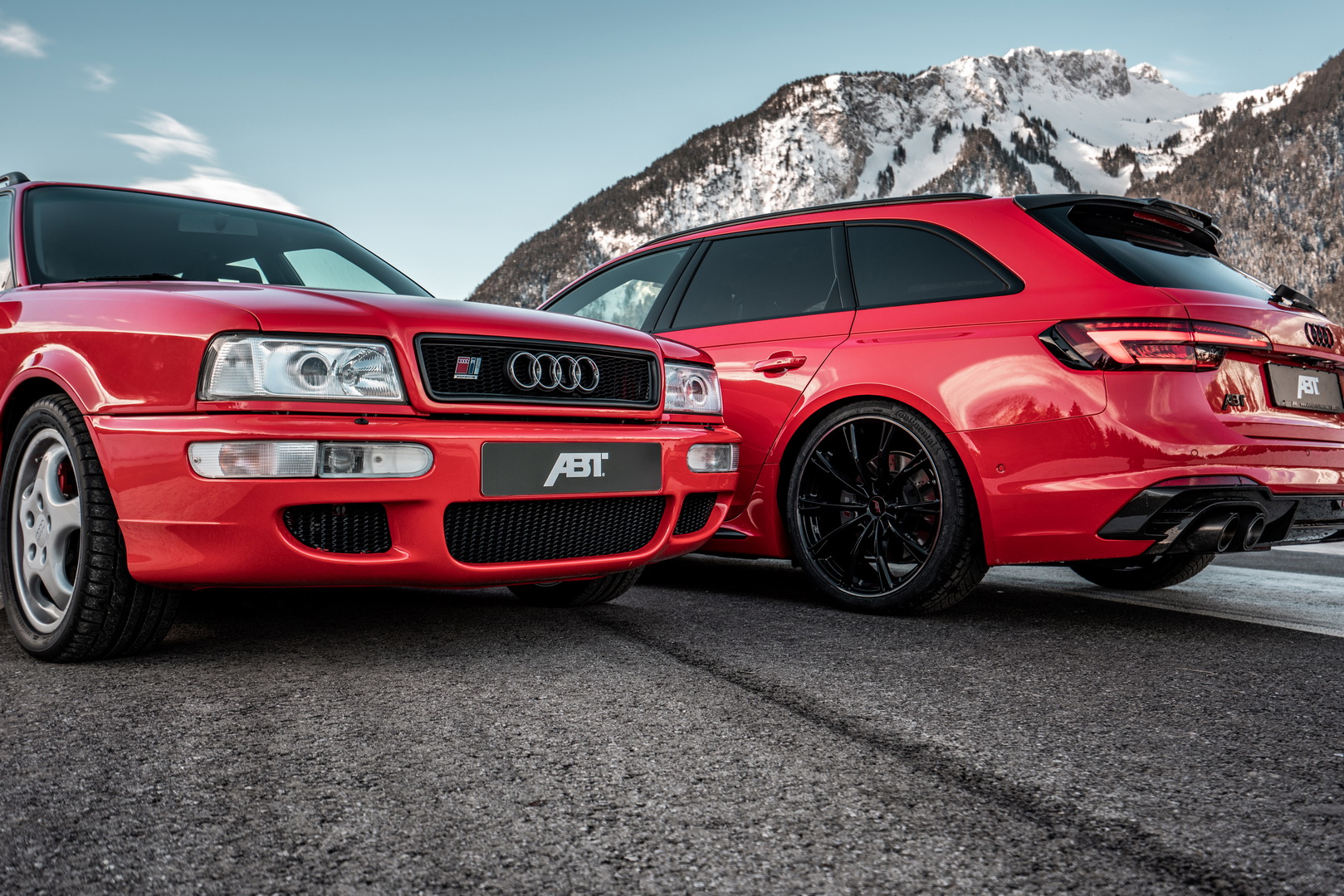 audi rs2 rs4 avant tuning abt 14 Old Timer Audi RS2 Meets New RS4 Avant In ABT Family Photo Shoot