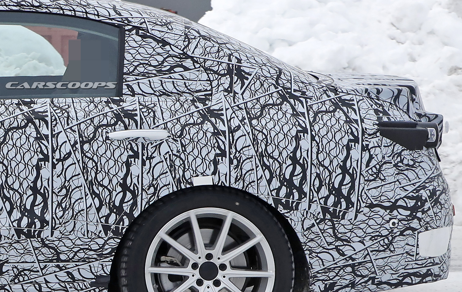 2020 mercedes c-class phev spy shots 10 All-New Mercedes C-Class Caught Testing In PHEV Guise