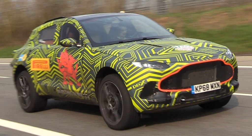  Aston Martin’s DBX SUV Filmed Around The Nurburgring Making Loud V8 Noises