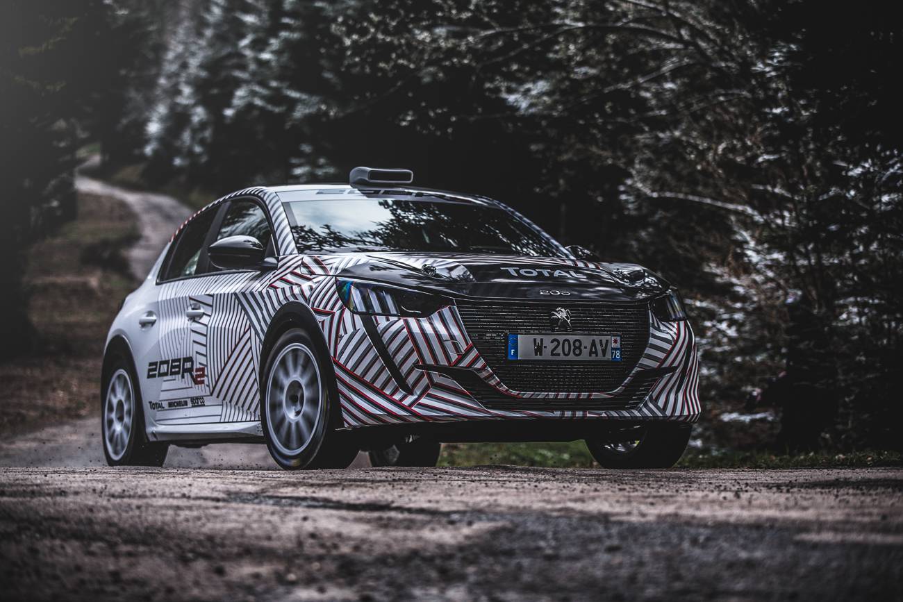 2020 Peugeot Sport 208 R2 rally car 1 2020 Peugeot 208 R2 Rally Car Testing Underway, Packs 1.2L Three-Pot