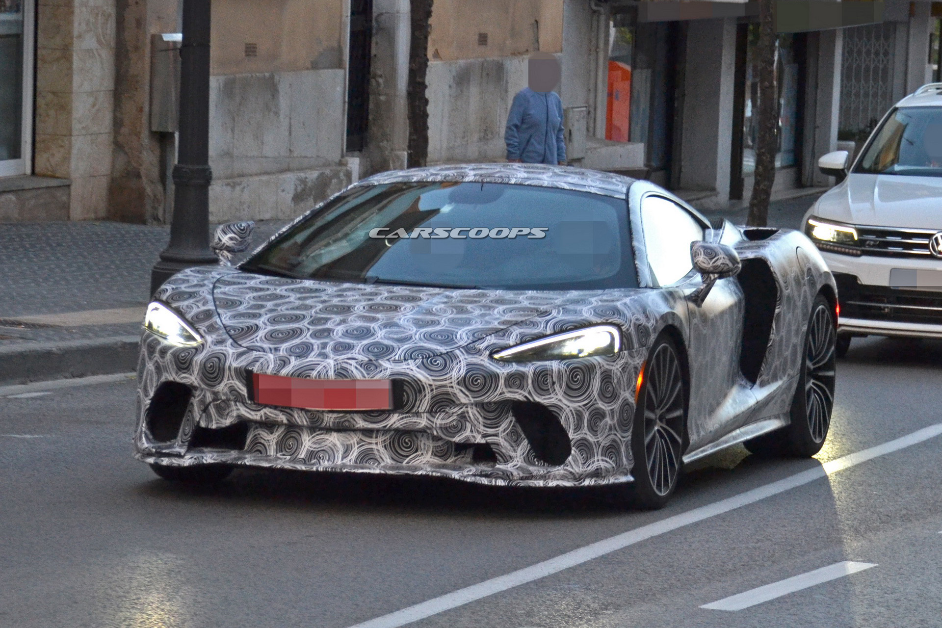 2020 mclaren grand tourer spied tight camo 5 2020 McLaren Grand Tourer Caught Wearing Even Tighter Camo