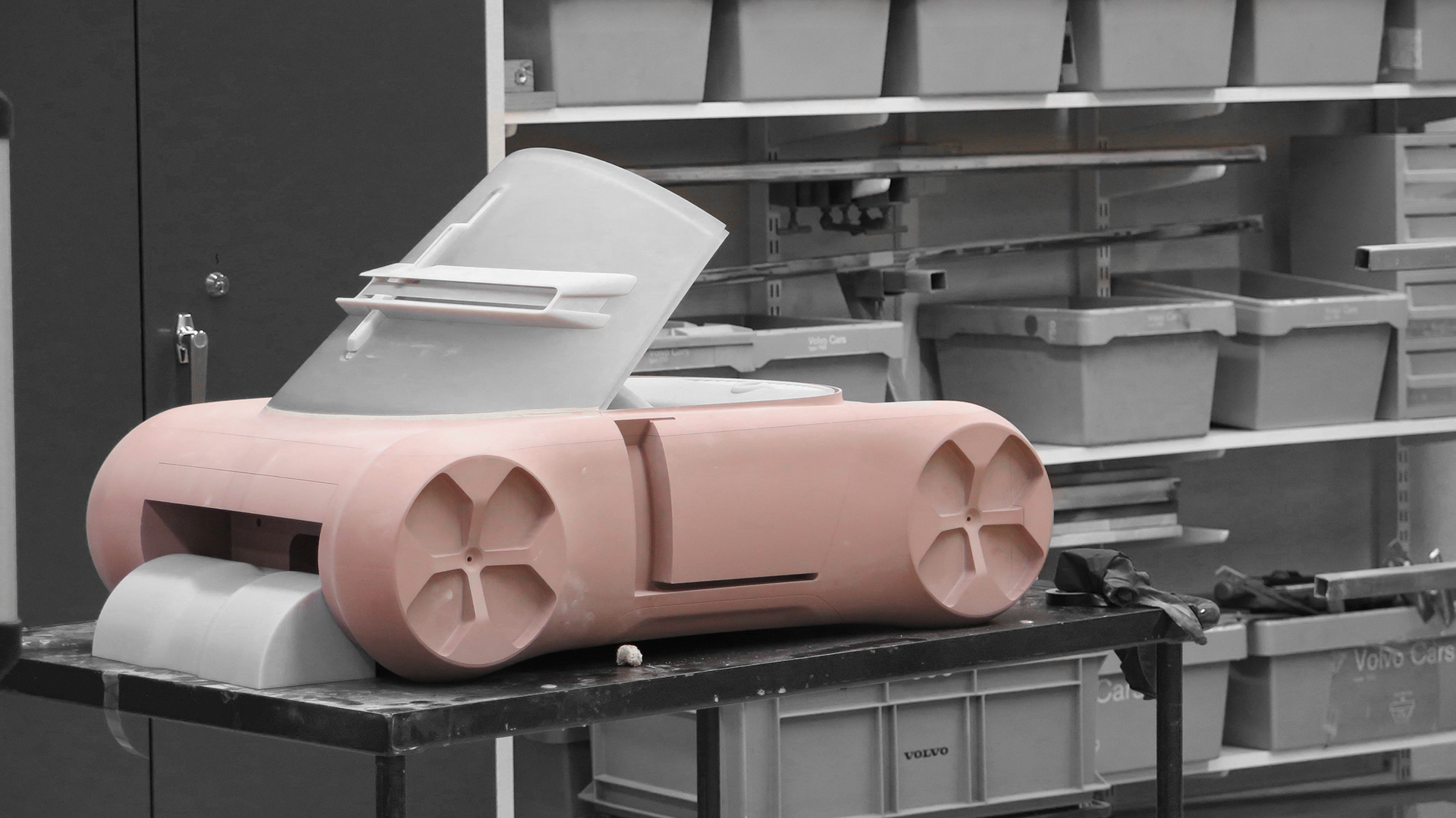 Volvo-PV-14 Could This Weird Volvo-Branded Pod Hint At Future Mobility Solutions?