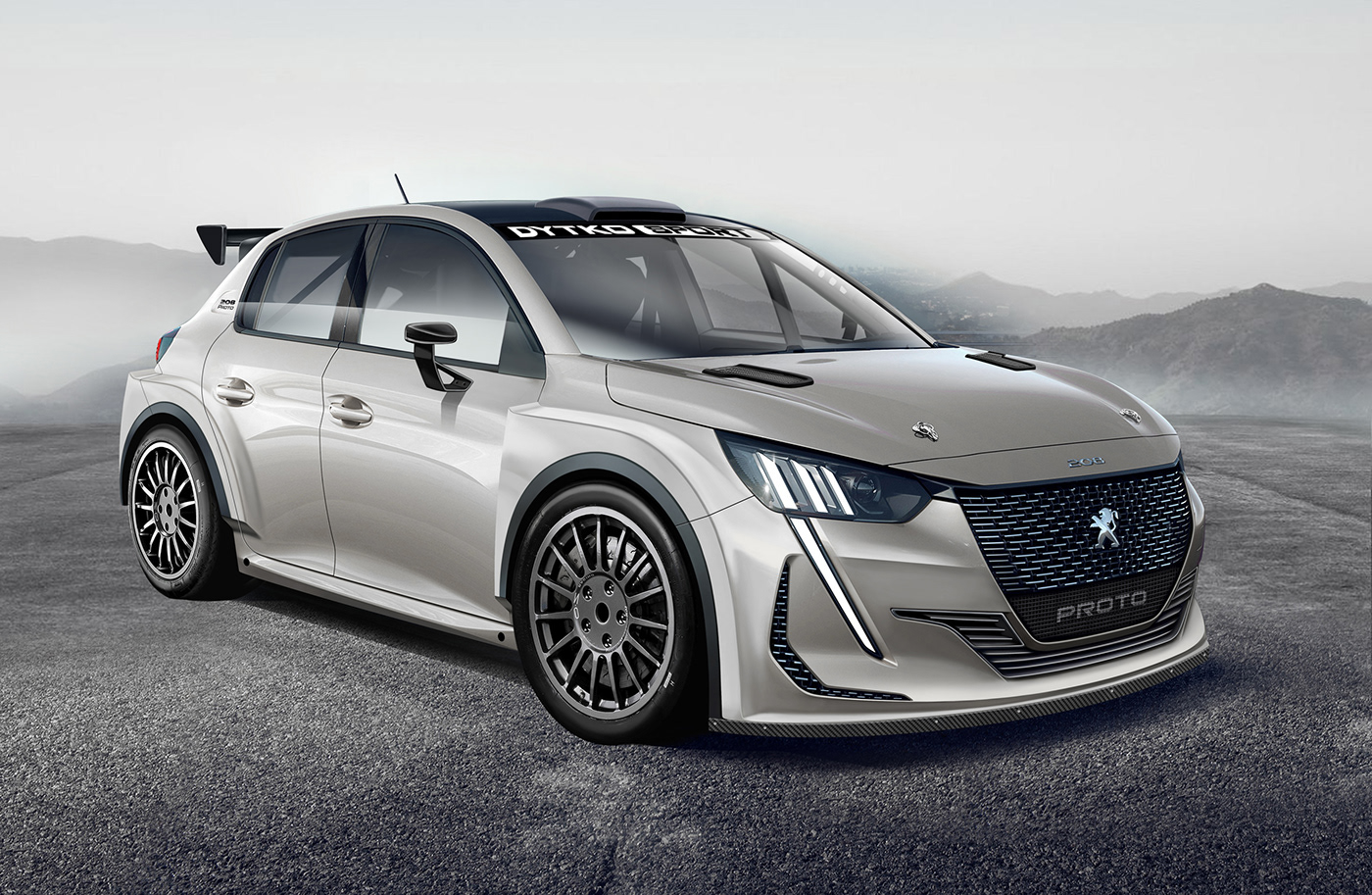 peugeot 208 rally design render 4 Peugeot 208 Rally Design Is What The Next GTI In WRC-Spec Should Look Like