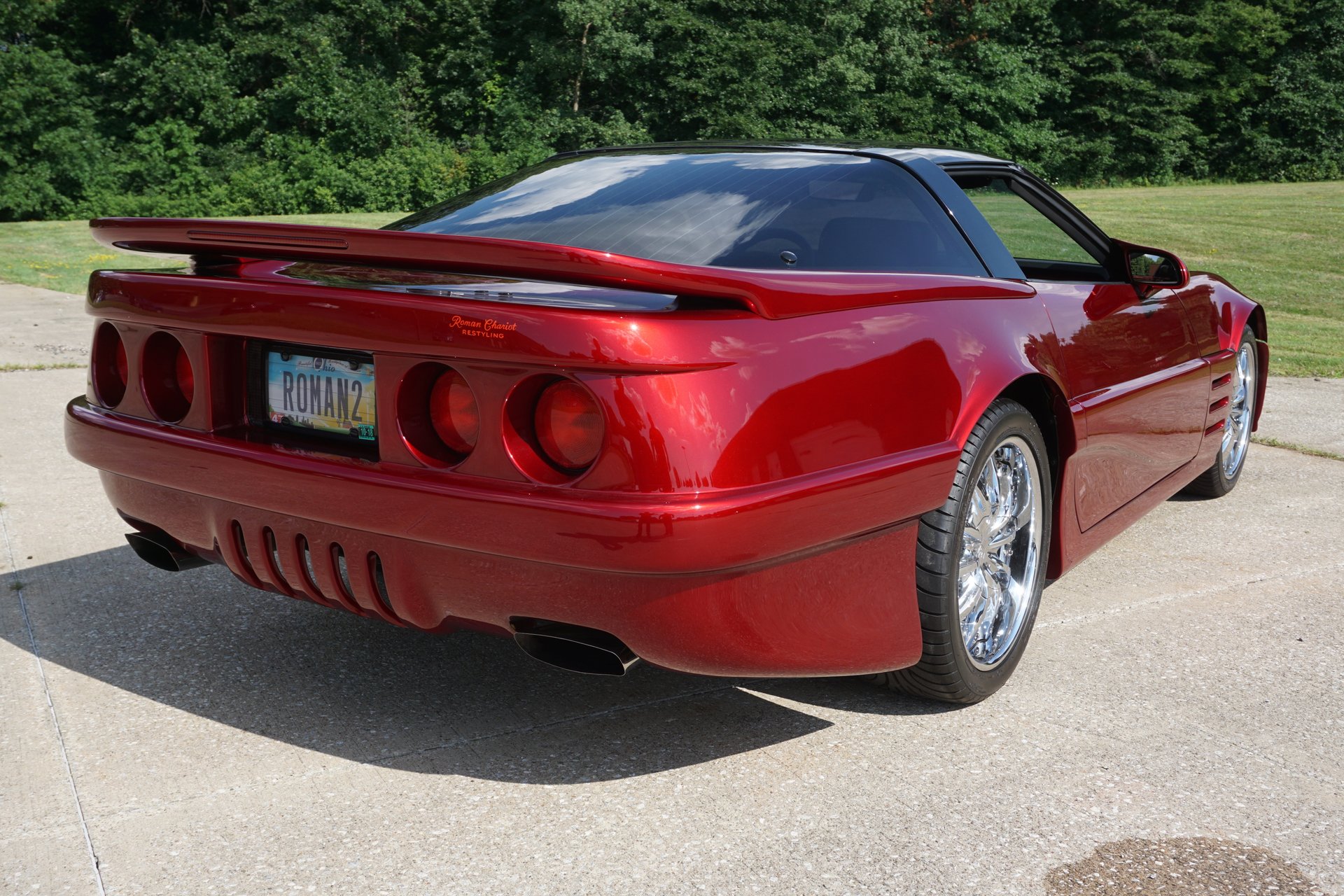 1989-Corvette-23 Candy Apple Red 1989 Corvette With “Custom” Body Kit Goes For… $50K?