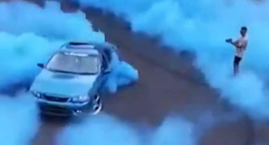 Gender Reveal Burnout Results In Police Seizing A Ford Falcon