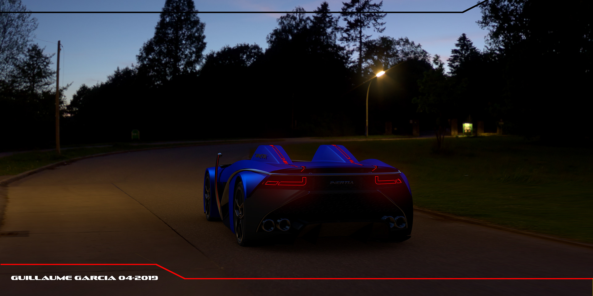 inertia kinetic rendering 36 Inertia Kinetik Is One Man’s Take On The Sports Car Of Tomorrow