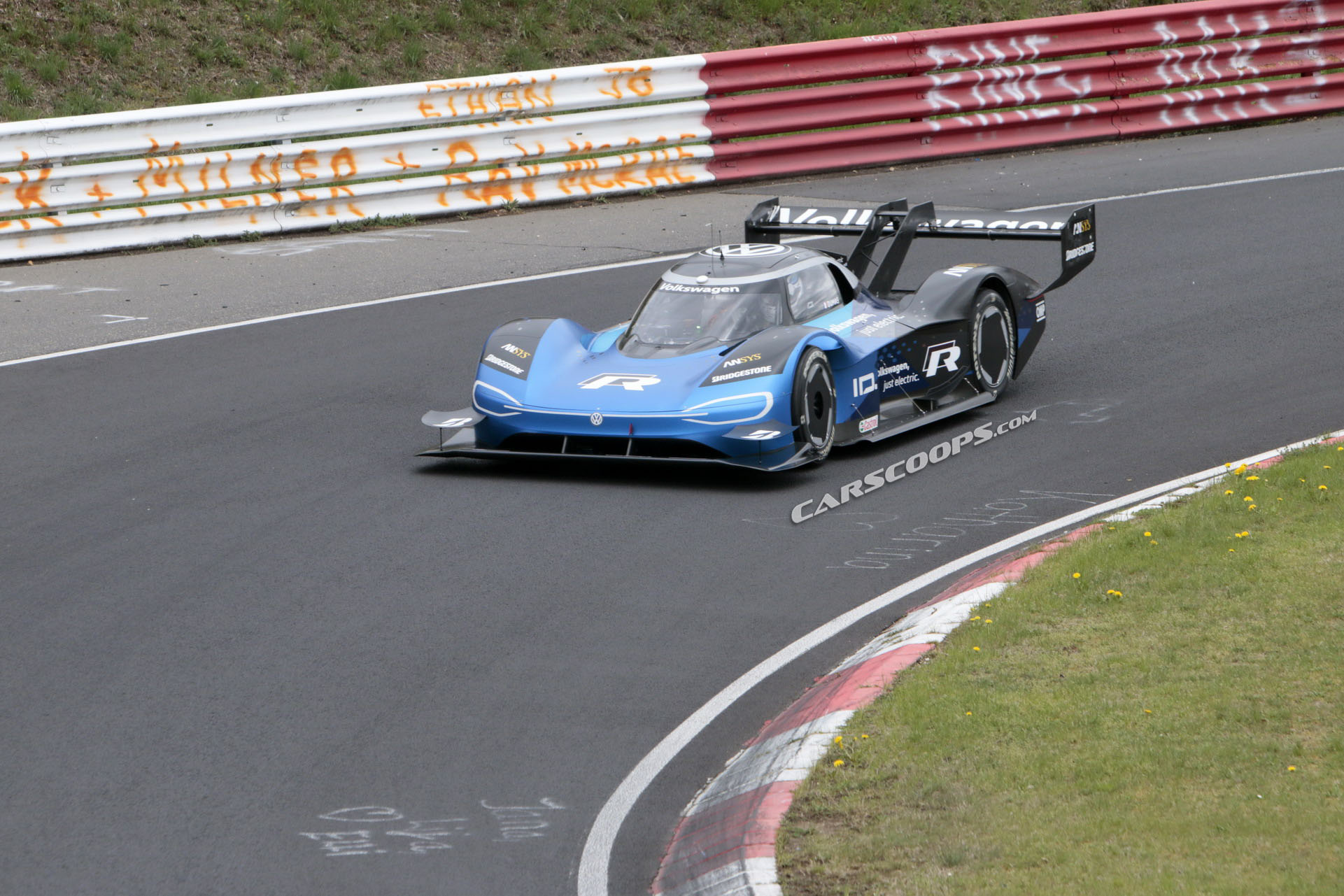 Volkswagen ID R Nurburgring 3 VW ID. R Rolls Its Wheels In (Silent) Anger At The Nurburgring