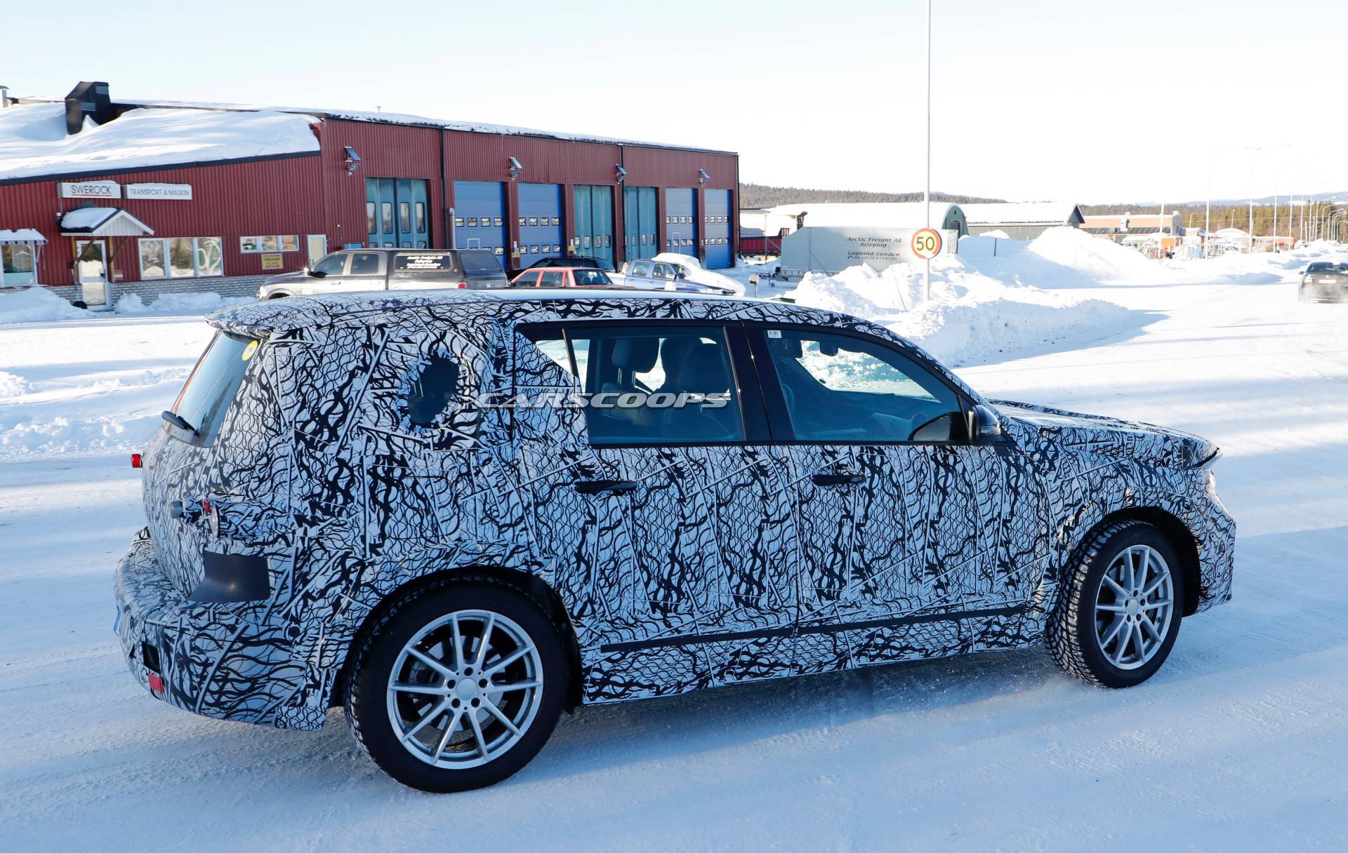 Mercedes EQB spy shots 8 GLB-Based Mercedes EQB Electric SUV Bringing e-AWD, 310-Mile Range