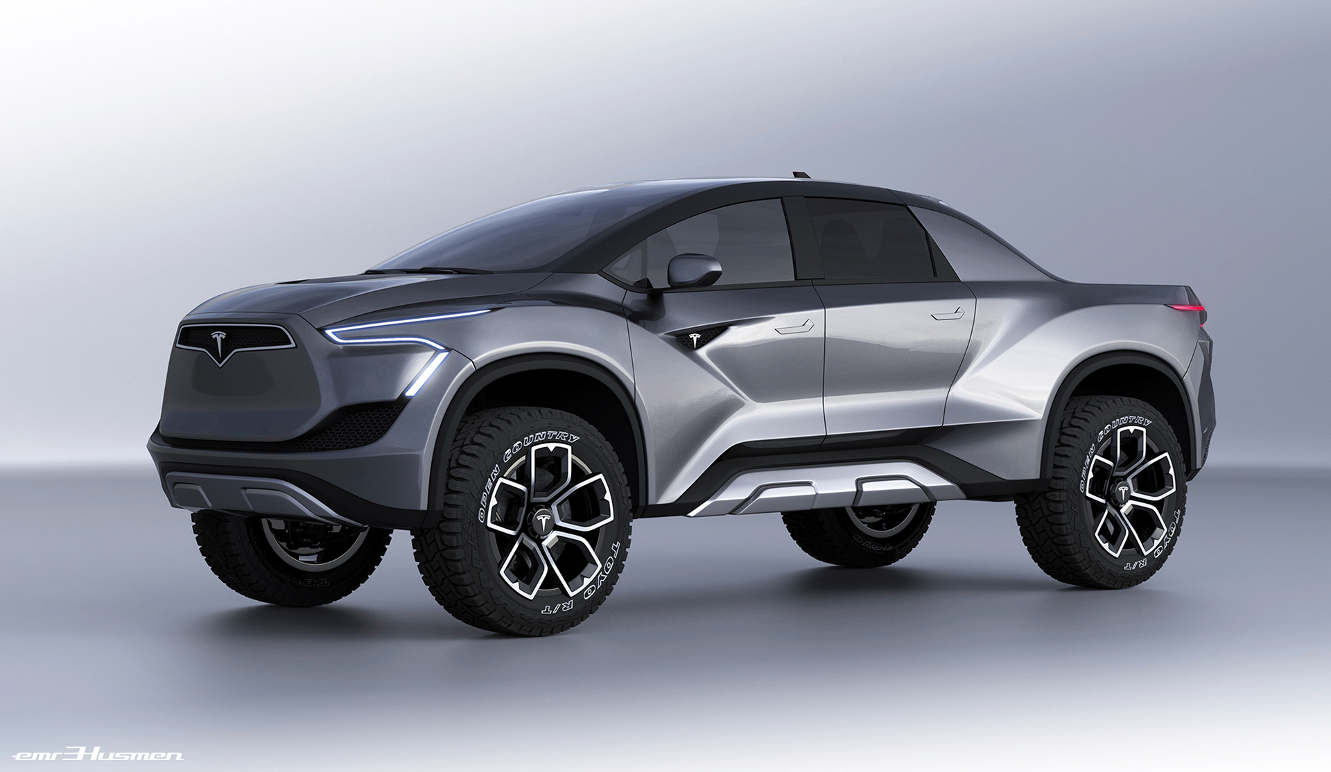 Tesla-Pickup-Concept-14 We’d Love To See Tesla’s “Blade Runner” Pickup Look Like This