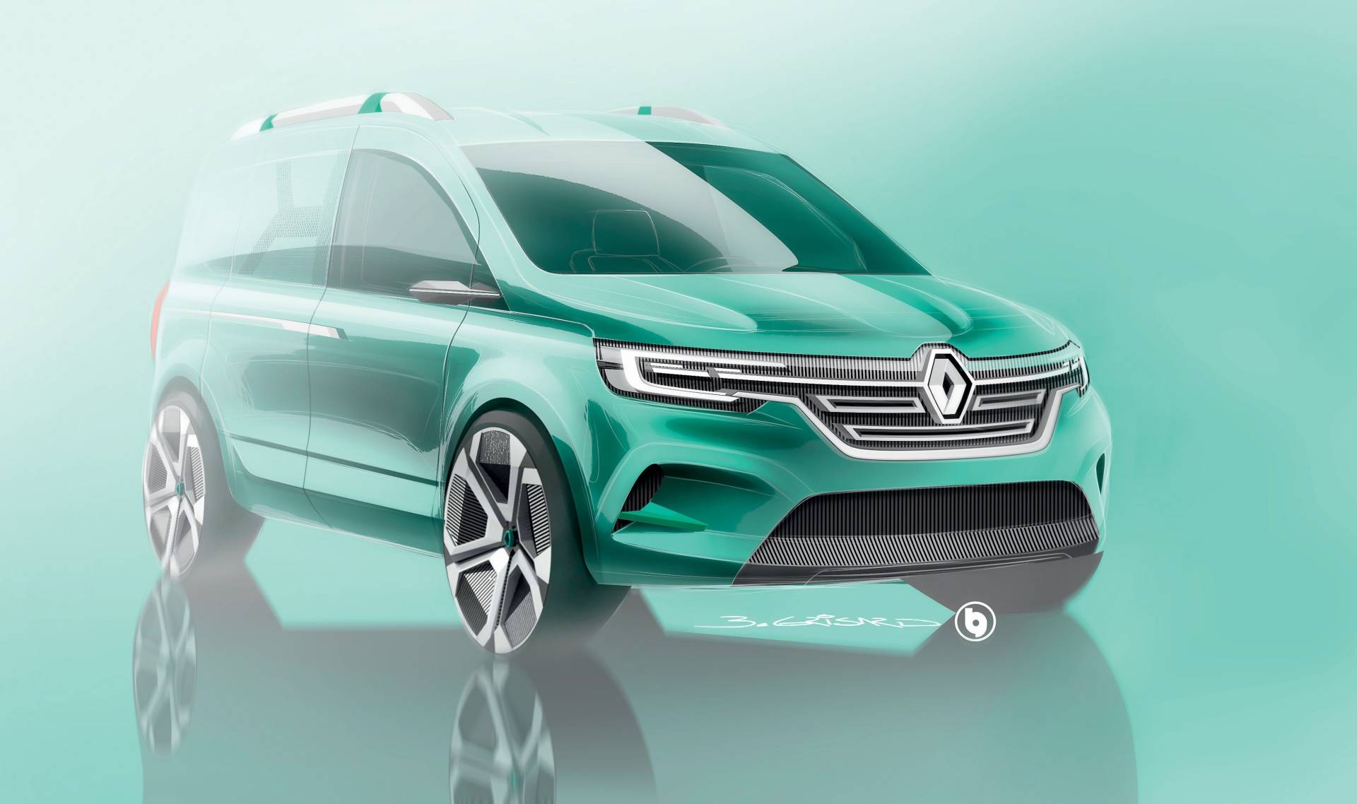 Renault Kangoo ZE Concept 10 Electric Renault Kangoo ZE Concept Previews Next-Generation Compact Van Coming In 2020
