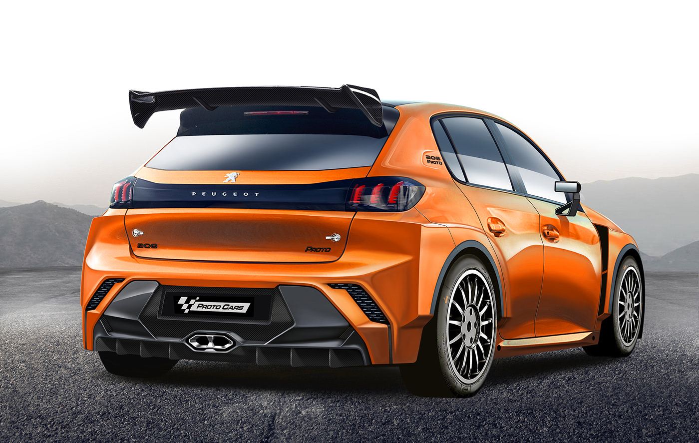 peugeot 208 rally design render 3 Peugeot 208 Rally Design Is What The Next GTI In WRC-Spec Should Look Like