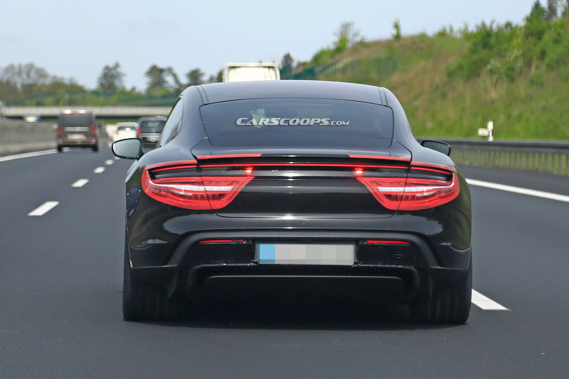 2021 Porsche Taycan 4 New Porsche Taycan Spy Shots Show Production Lights, Bumpers, And More (Updated)