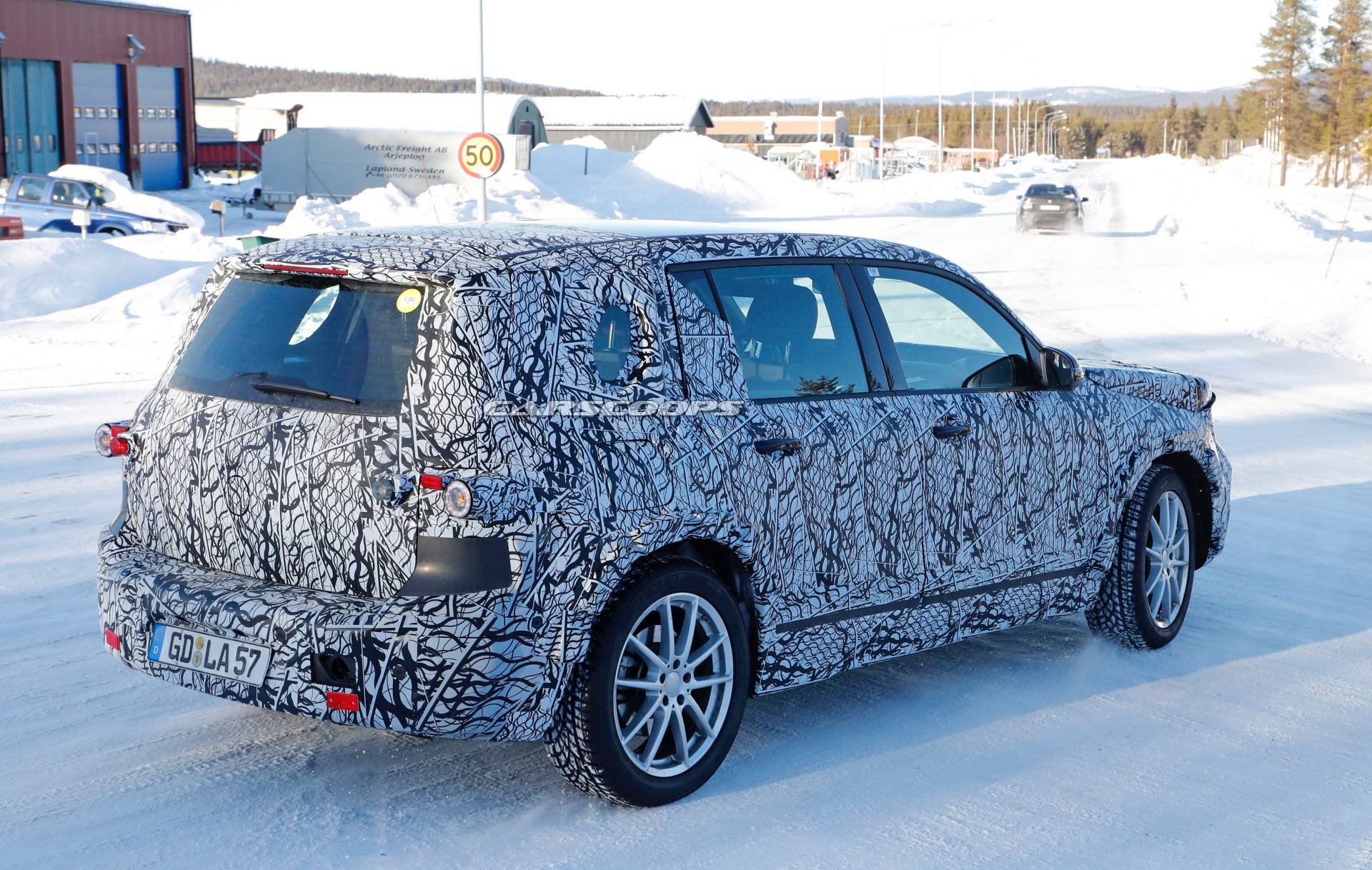 Mercedes EQB spy shots 9 GLB-Based Mercedes EQB Electric SUV Bringing e-AWD, 310-Mile Range