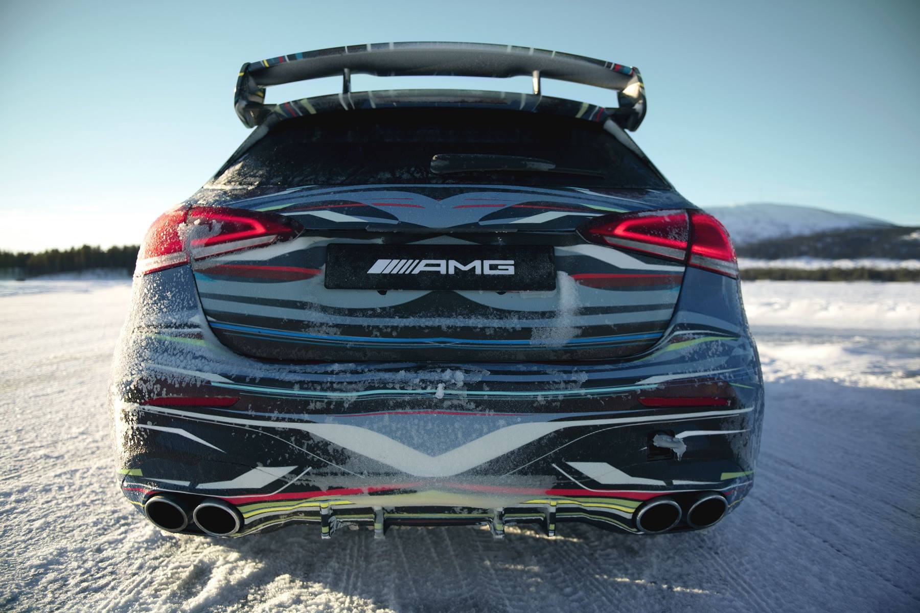 Mercedes-AMG-A45-Testing-3 2020 Mercedes-AMG A45 Prototypes Can’t Stop Playing In The Snow