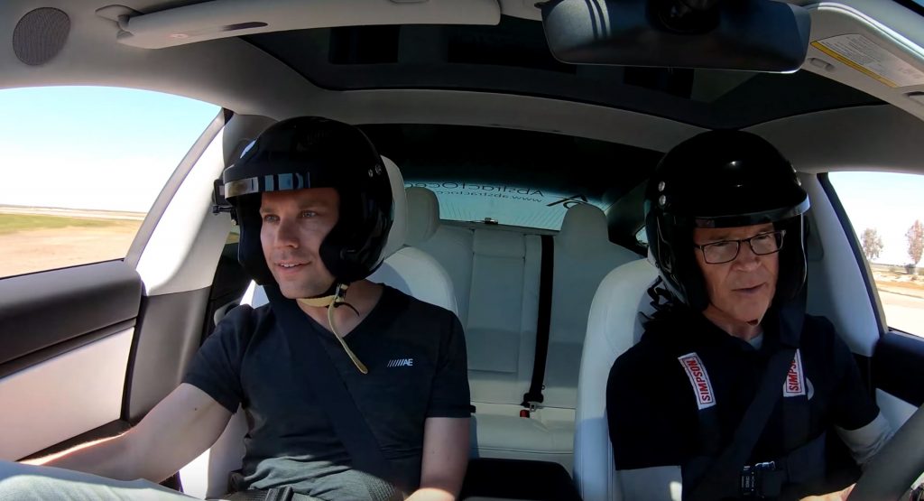  Can The Tesla Model 3 Impress A Pro Racing Driver On The Track?