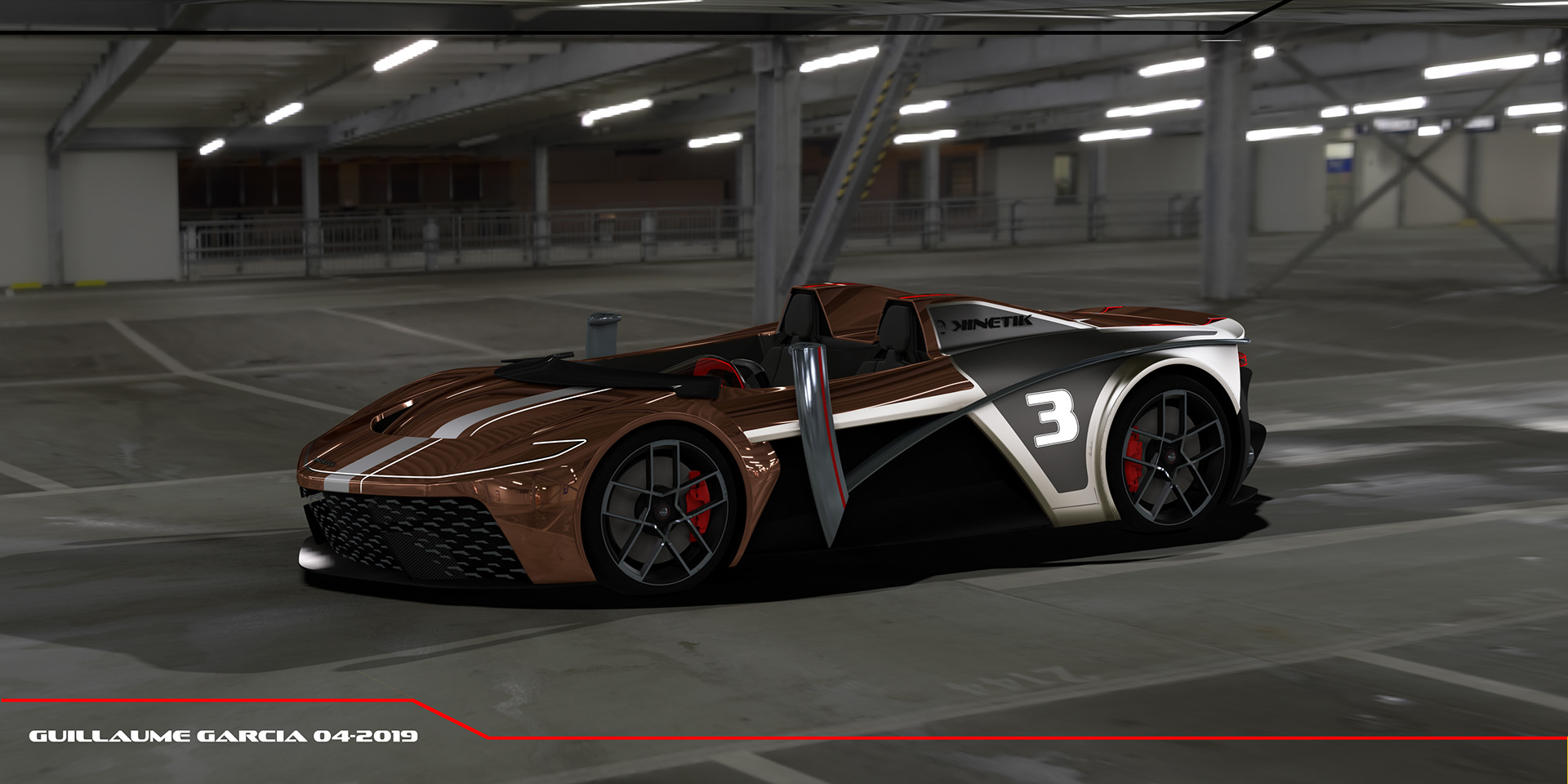 inertia kinetic rendering 20 Inertia Kinetik Is One Man’s Take On The Sports Car Of Tomorrow