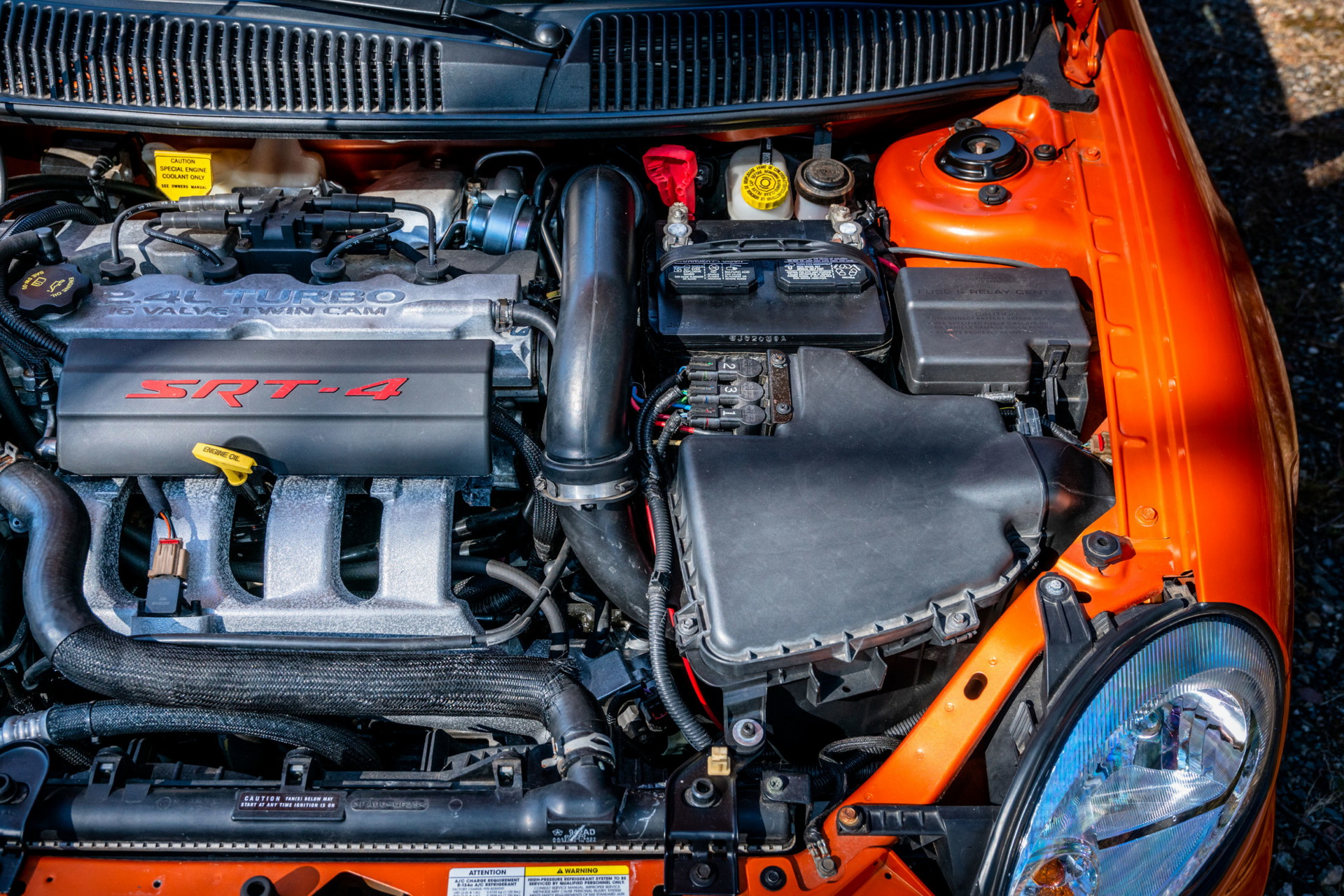 2005 dodge neon srt4 bat auction 57 2005 Dodge Neon SRT-4 Has Just 2,900 Miles, Rare Orange Blast Paint