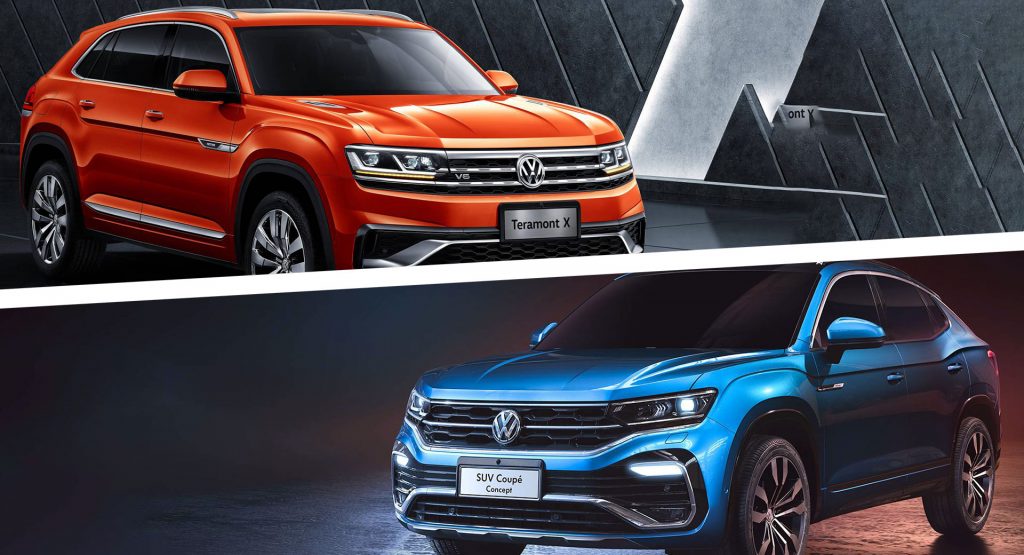  VW Shows Teramont X And SUV Coupe Concept Ahead Of Shanghai Debut