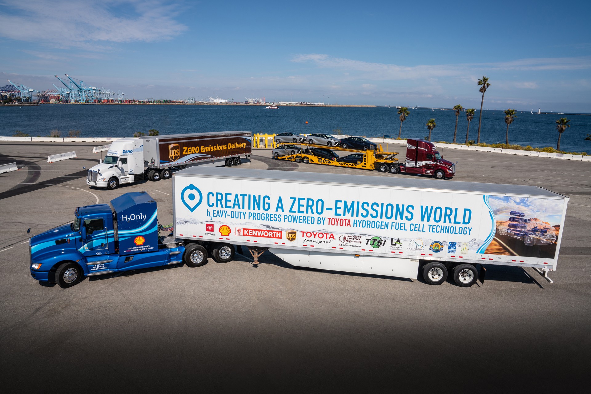 2019 Toyota Project Portal-1 Toyota And Kenworth Unveil New Fuel Cell Semi With 300+ Mile Range