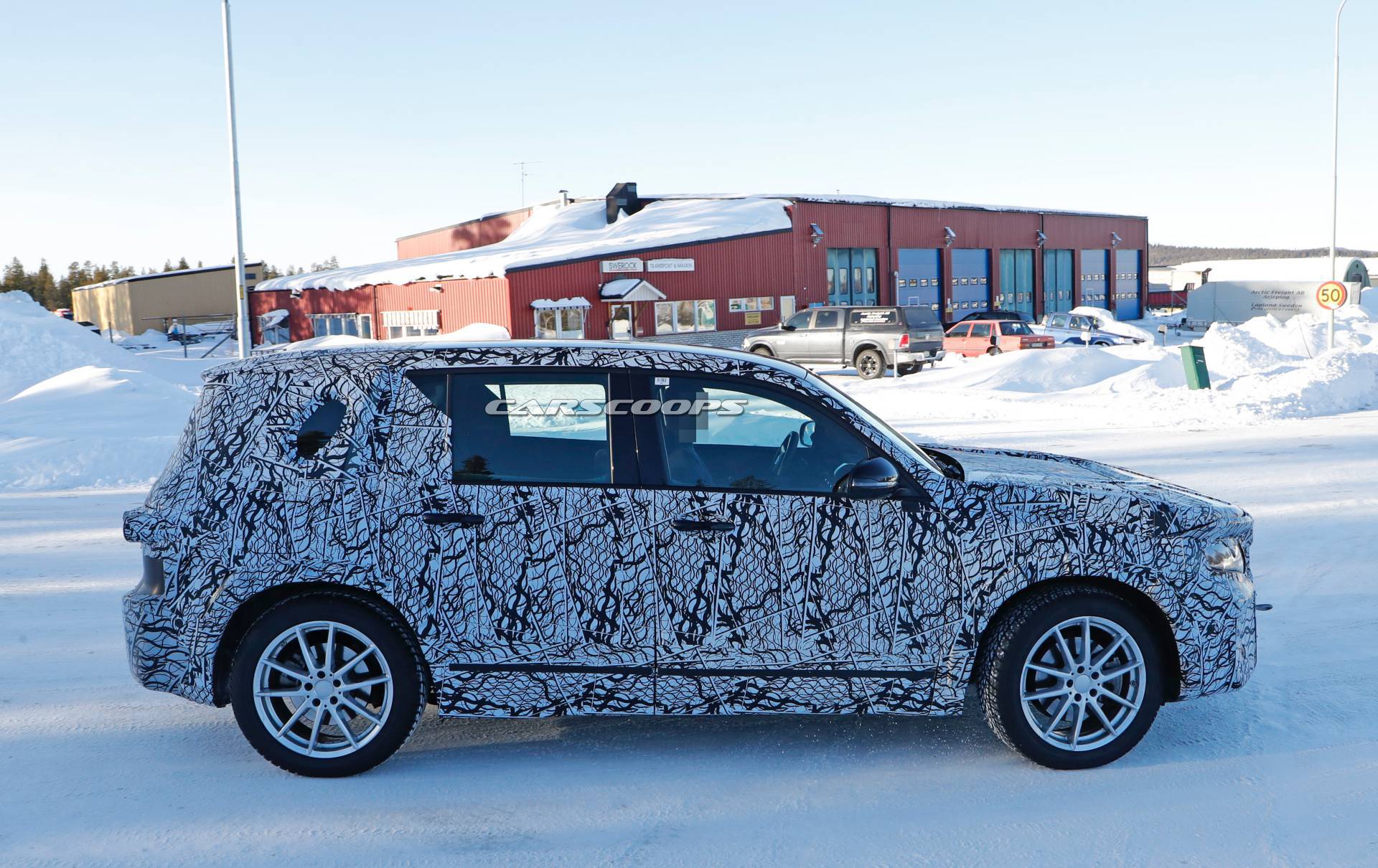 Mercedes EQB spy shots 7 GLB-Based Mercedes EQB Electric SUV Bringing e-AWD, 310-Mile Range