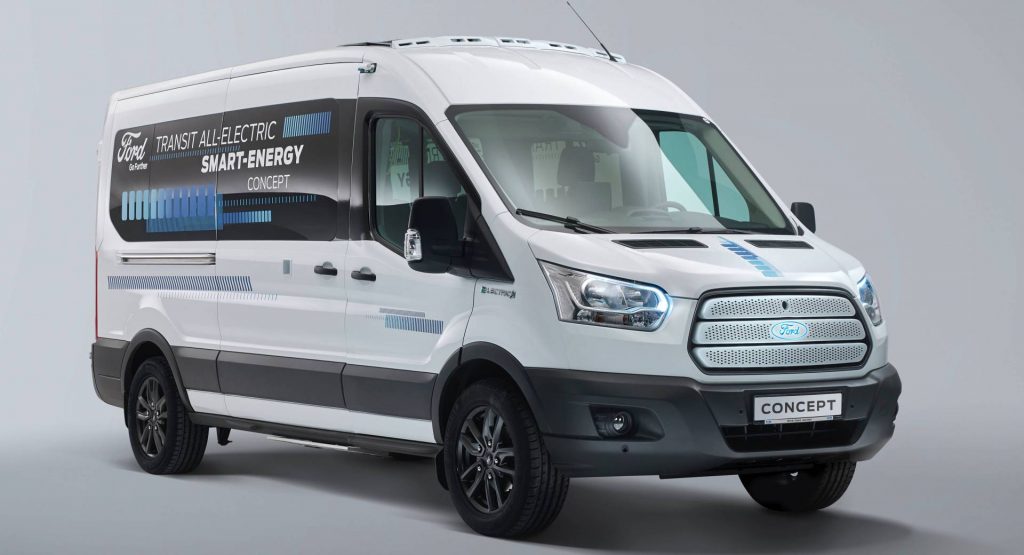 Ford Transit Smart Energy Electric Concept Extends Range Through Solar And Heat Systems