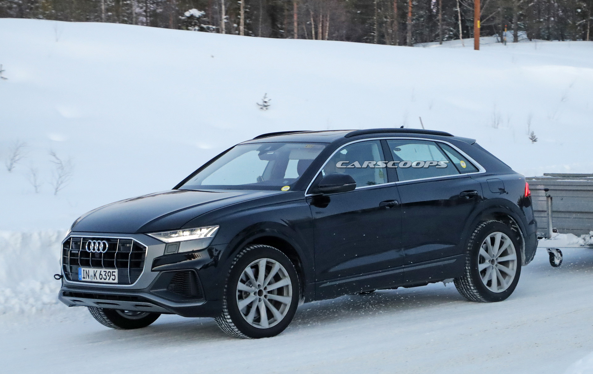 2020 audi q8 phev spy shots 2 Audi Q8 Plug-In Hybrid Model Looks Ready To Join The Range