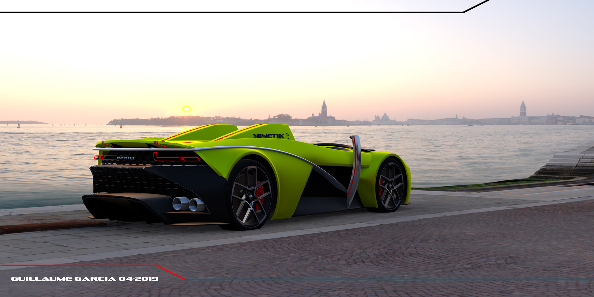 inertia kinetic rendering 15 Inertia Kinetik Is One Man’s Take On The Sports Car Of Tomorrow