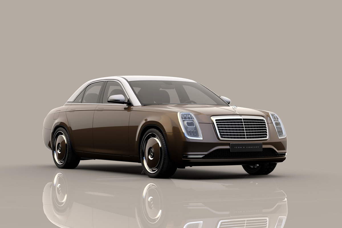 Mercedes-Benz Icon E Concept by David Obendorfer 21 Mercedes-Benz Icon E Study Re-imagines Classic W115 As 21st-Century E-Class EV