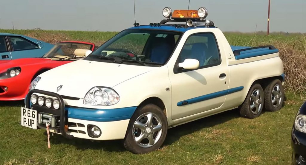  Look Ma, A Real Six-Wheeled Renault Clio Pickup!