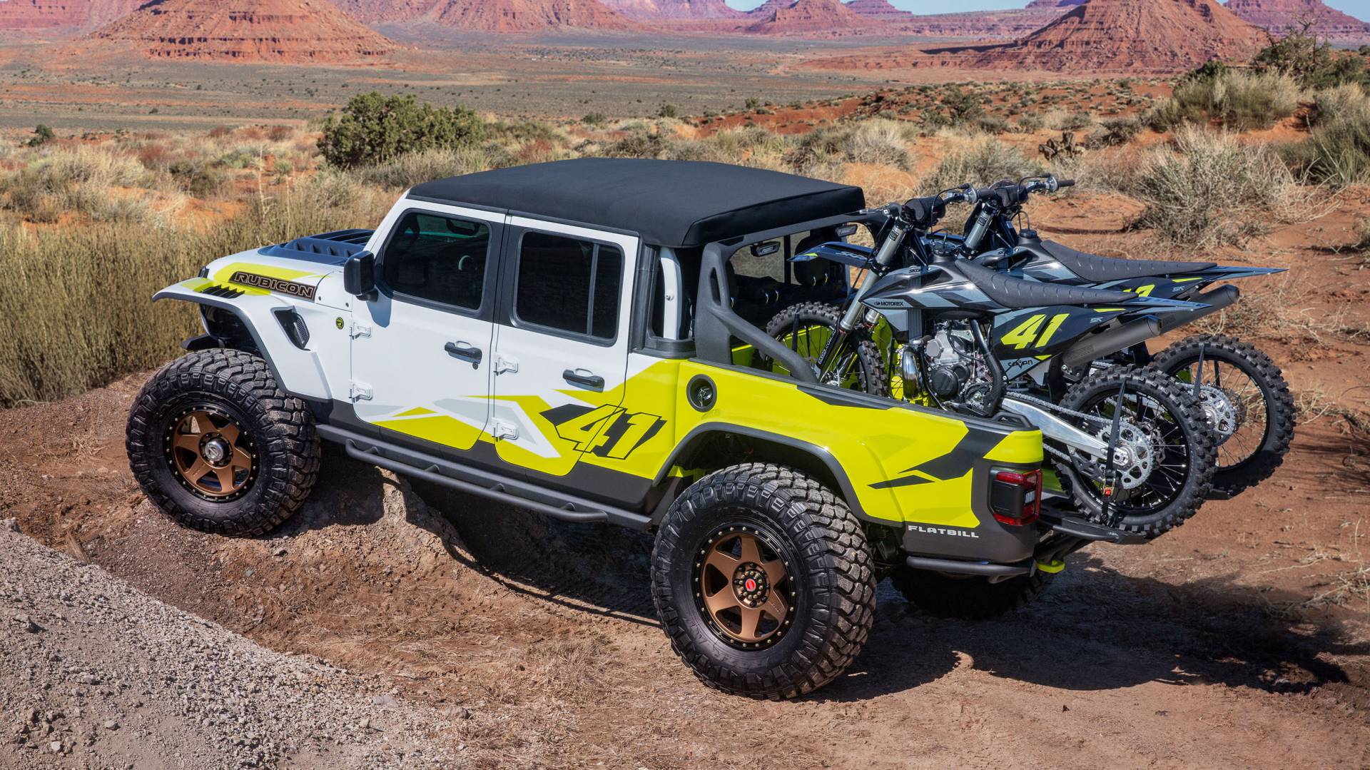 Jeep Flatbill Concept 2 Jeep Gladiator Gets Six Moab Easter Safari Concepts