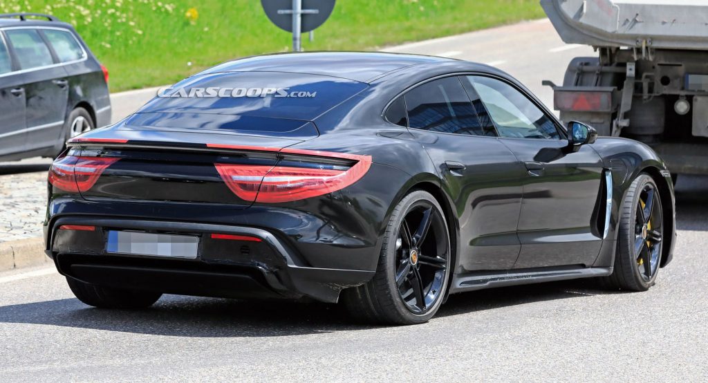  New Porsche Taycan Spy Shots Show Production Lights, Bumpers, And More (Updated)