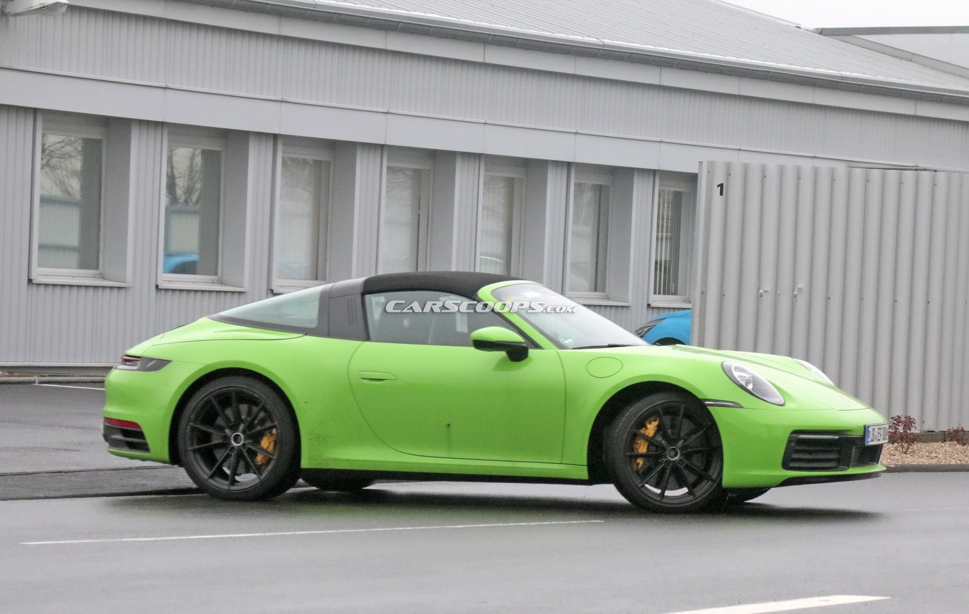 2020 Porsche 992 Targa 38 2020 Porsche 911 Targa With Removable Top Photographed Undisguised In Red Too