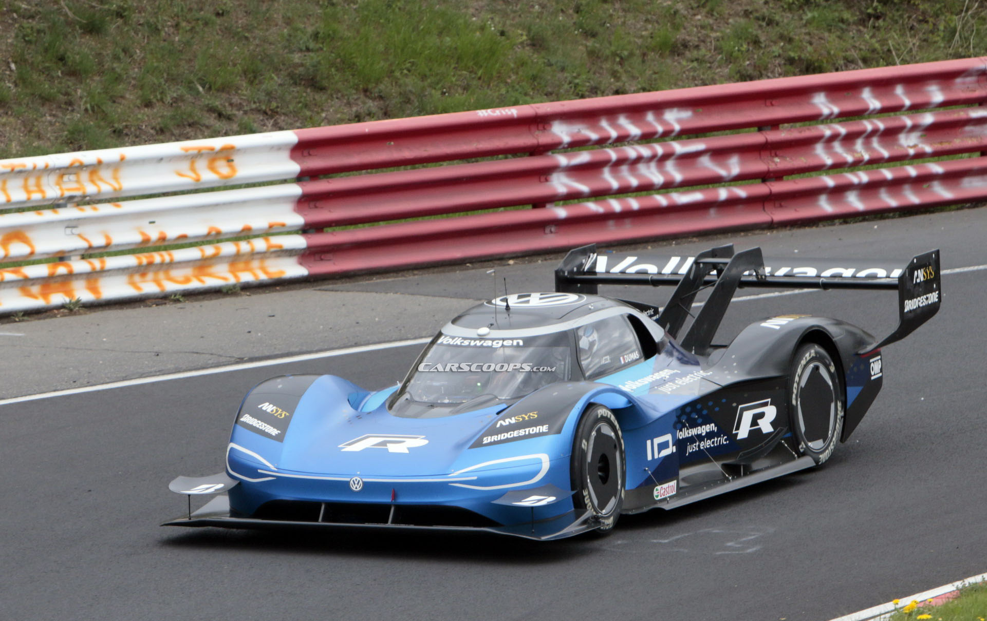 Volkswagen ID R Nurburgring 2 VW ID. R Rolls Its Wheels In (Silent) Anger At The Nurburgring