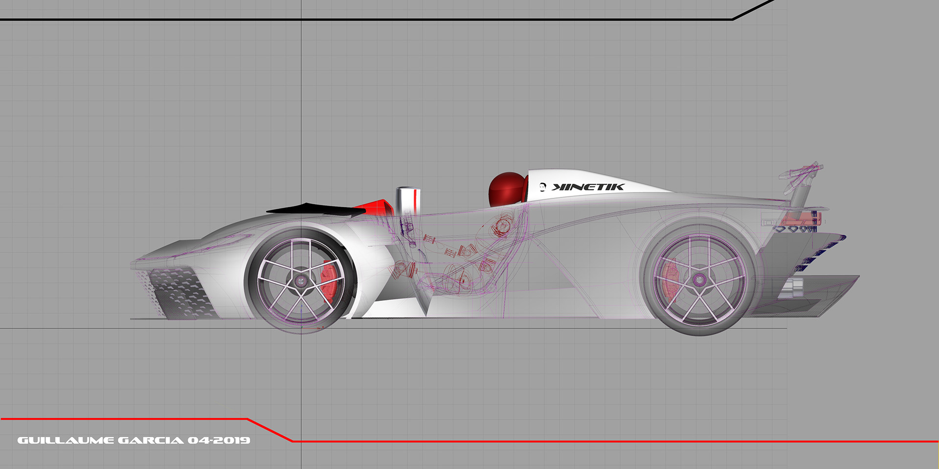 inertia kinetic rendering 44 Inertia Kinetik Is One Man’s Take On The Sports Car Of Tomorrow