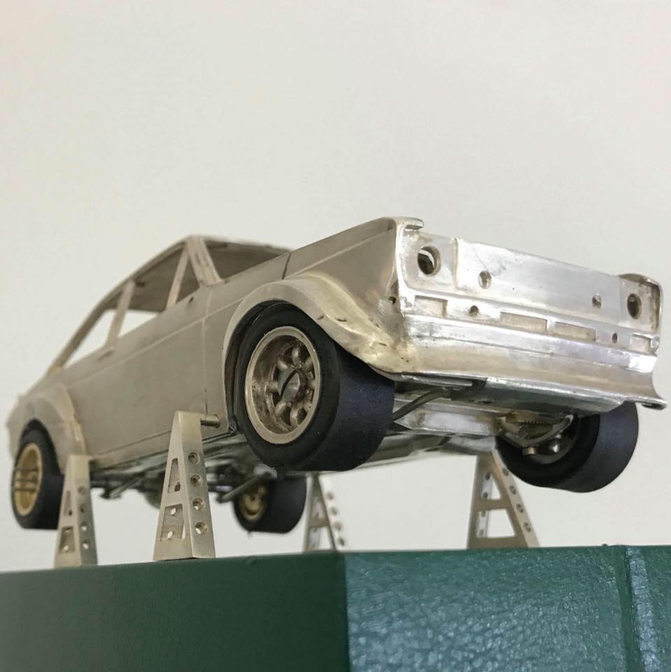 ford escort mk2 scale model gold silver diamonds 21 Dream All You Want, You Just Can’t Afford This Ford Escort RS Scale Model