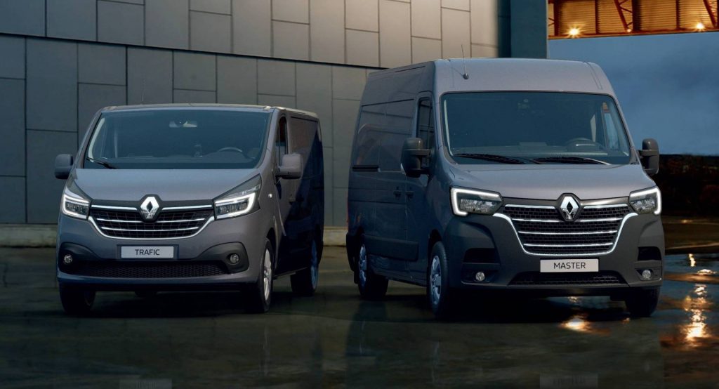 Restyled Renault Master And Trafic Get New Faces, Updated Engines