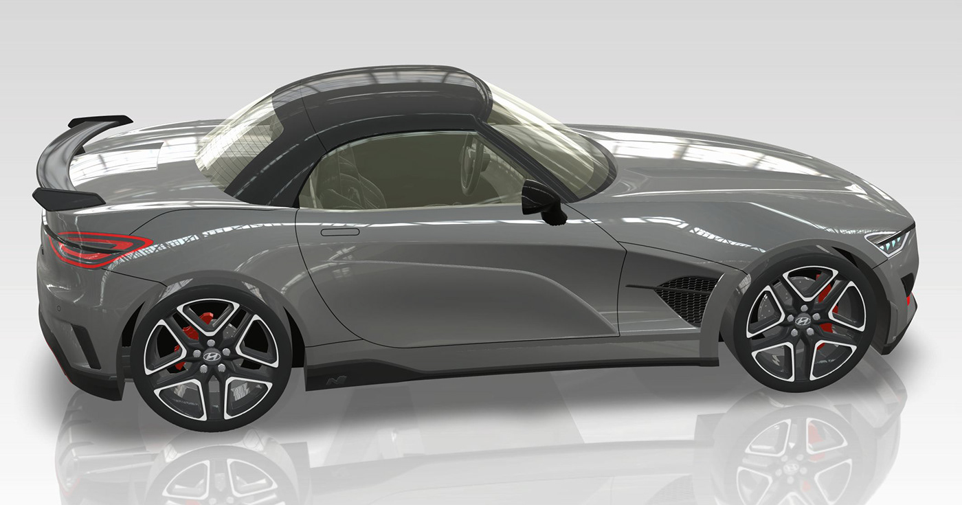 hyundai n roadster render 19 Hyundai Thinks The N Roadster Is A Joke, Doesn’t See Us Laughing