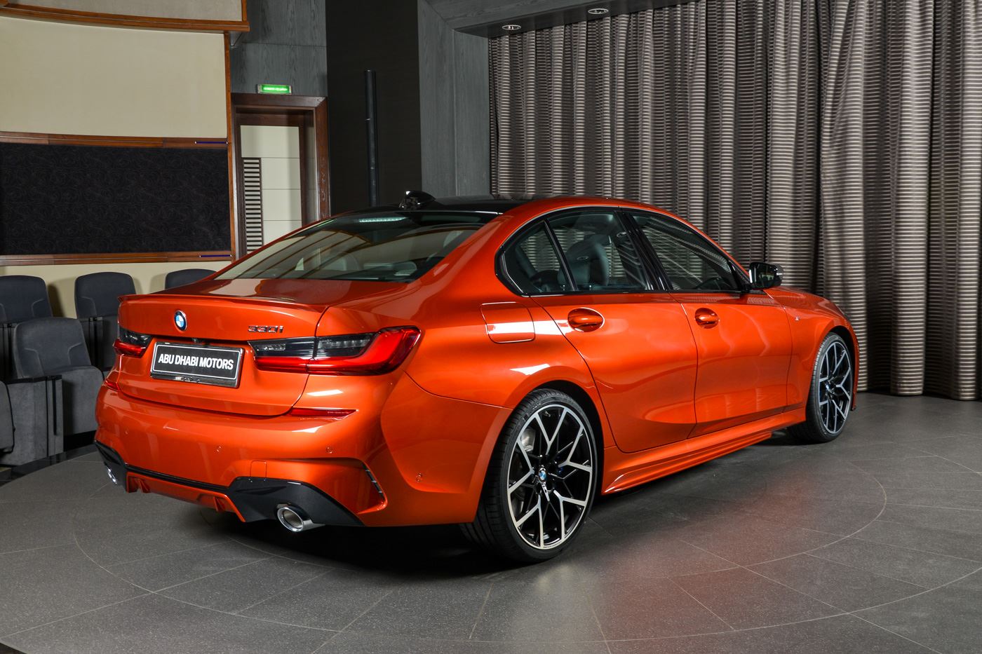 2020 bmw 330i sunset orange abu dhabi 10 New BMW 330i M Sport Rocks Sunset Orange Exterior With M Performance Upgrades