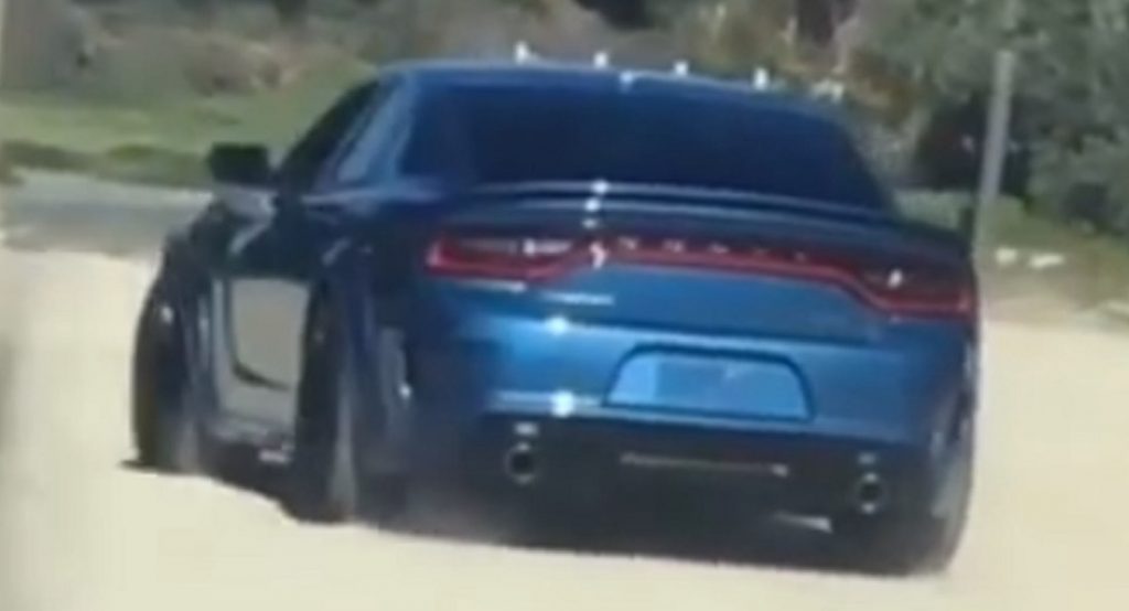  2020 Dodge Charger Widebody Spied Undisguised During Promo Shoot