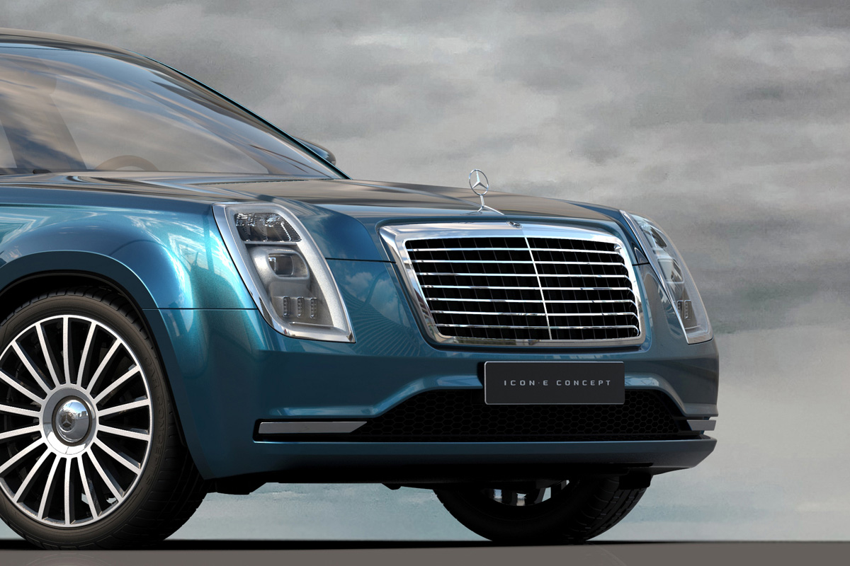 Mercedes-Benz Icon E Concept by David Obendorfer 16 Mercedes-Benz Icon E Study Re-imagines Classic W115 As 21st-Century E-Class EV