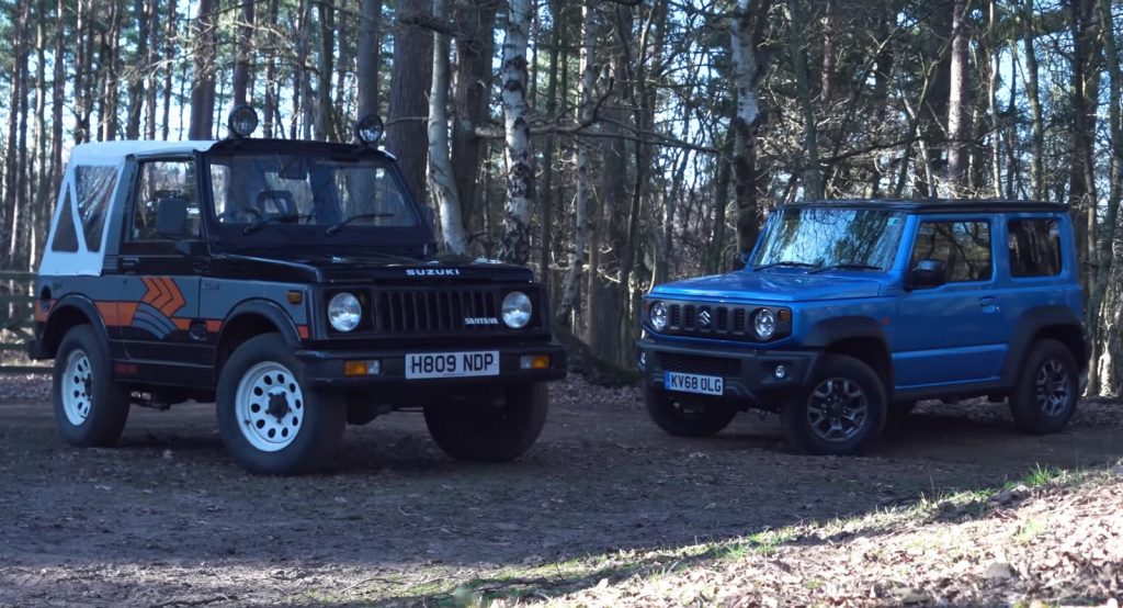  Origins: New Suzuki Jimny Bumps Into Its Ancestor, The SJ410/Samurai