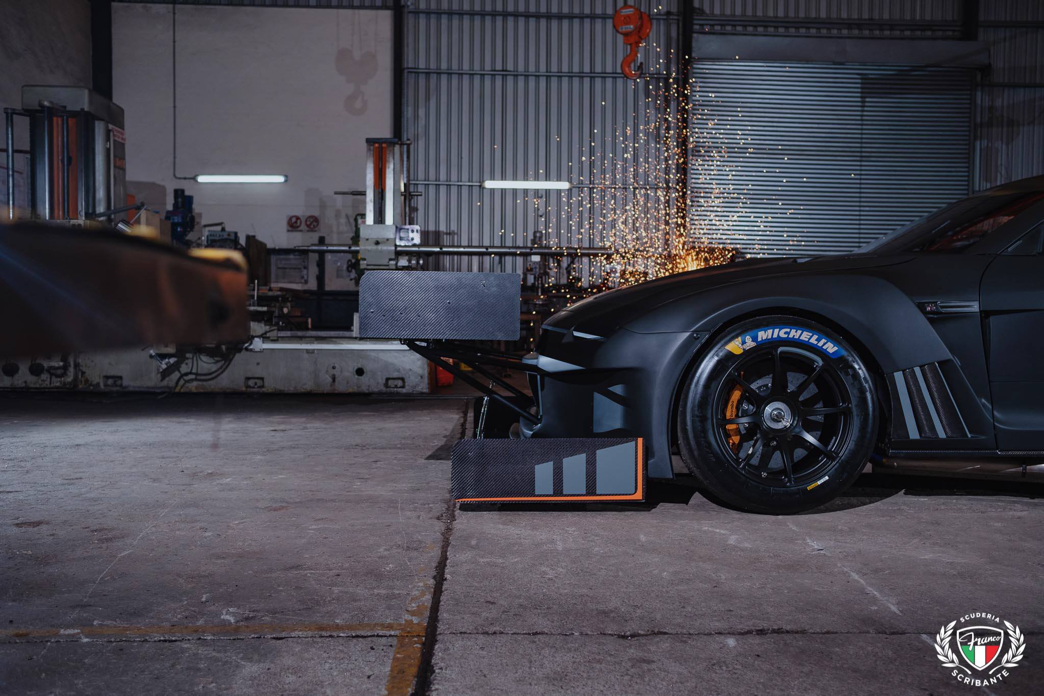 Nissan GT R Hillclimb 7 This Nissan GT-R Hillclimb Car Has More Wings Than KFC