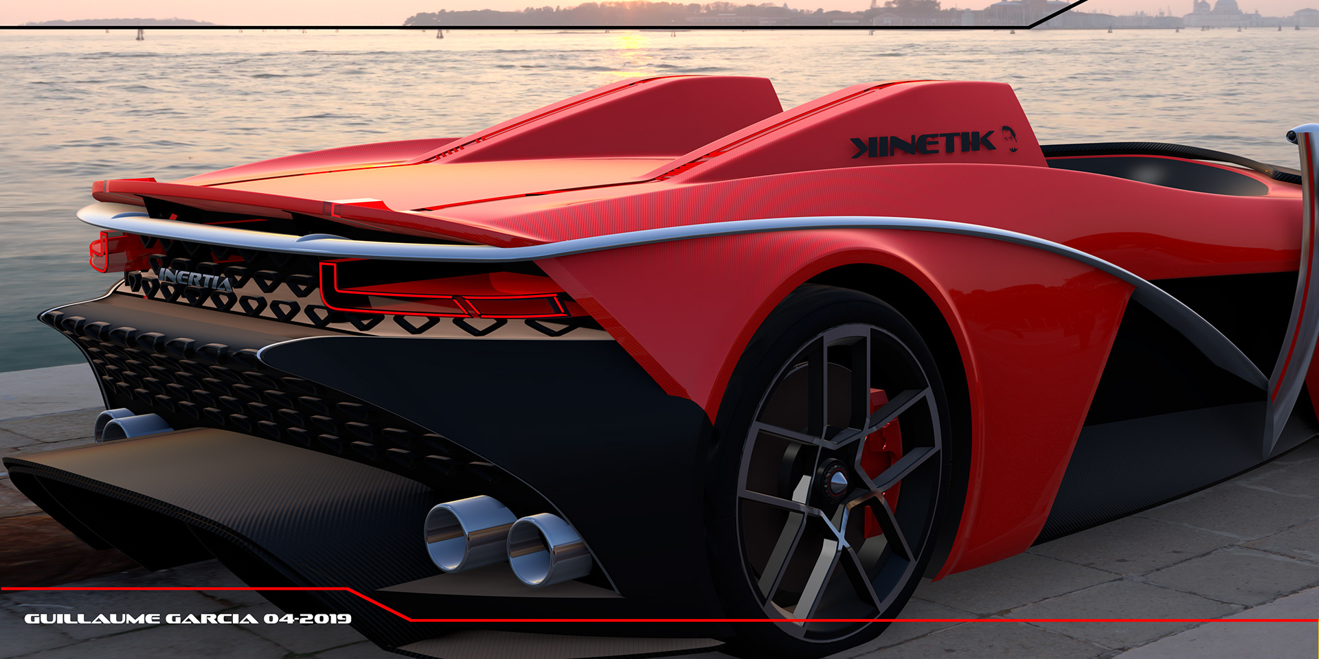 inertia kinetic rendering 29 Inertia Kinetik Is One Man’s Take On The Sports Car Of Tomorrow