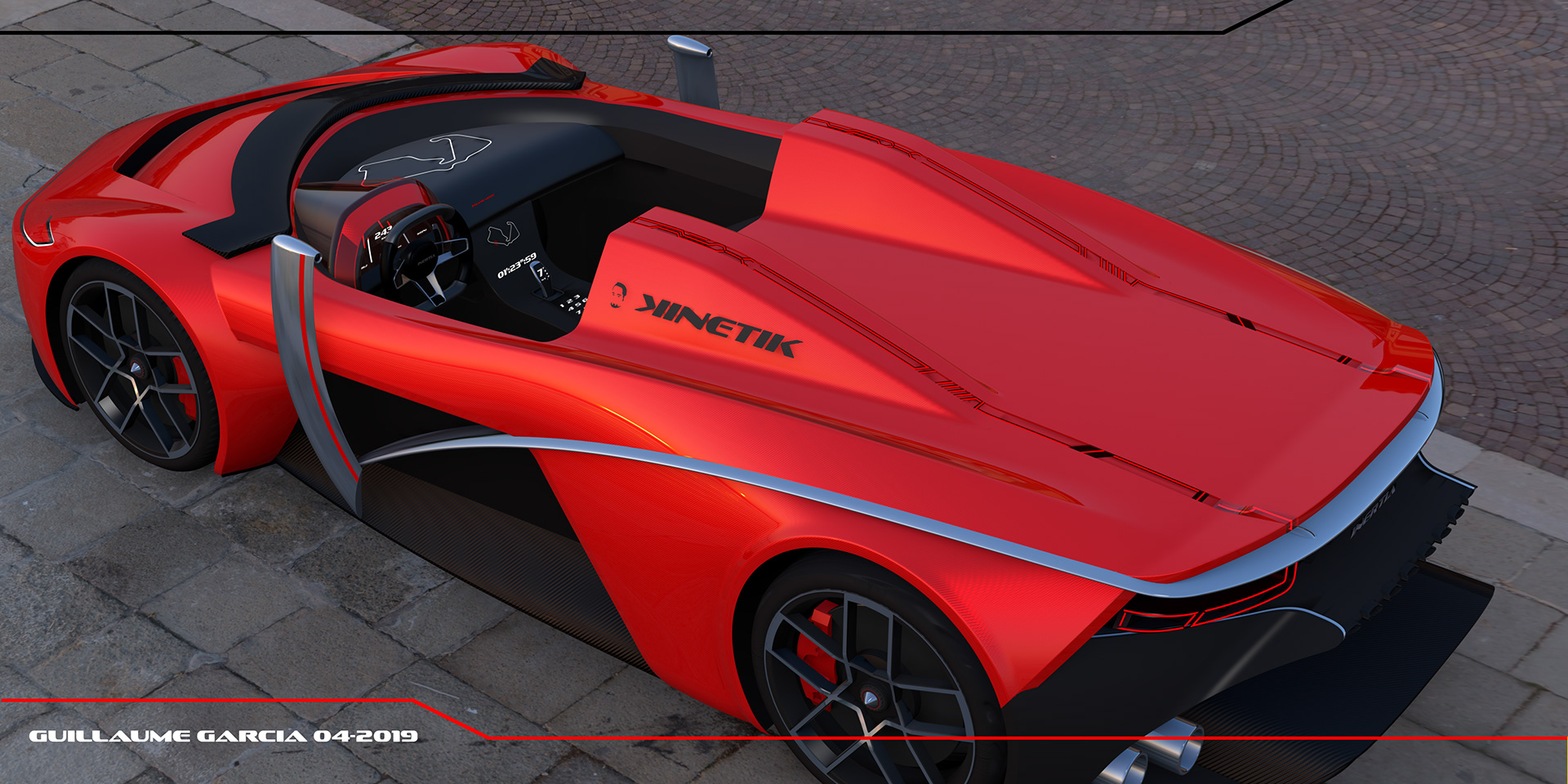 inertia kinetic rendering 31 Inertia Kinetik Is One Man’s Take On The Sports Car Of Tomorrow